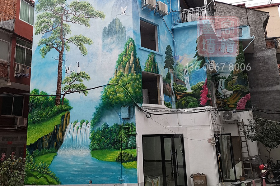 MK_QH116高墻墻繪